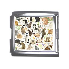 Cats, All, Collage, Cat Mega Link Italian Charm (18mm)