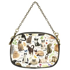 Cats, All, Collage, Cat Chain Purse (two Sides) by kyorashop23