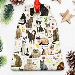 Cats, All, Collage, Cat Bell Ornament (two Sides)