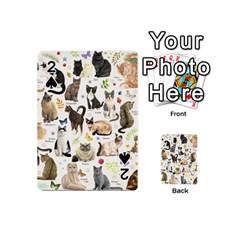 Cats, All, Collage, Cat Playing Cards 54 Designs (mini)