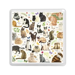 Cats, All, Collage, Cat Memory Card Reader (square) by kyorashop23