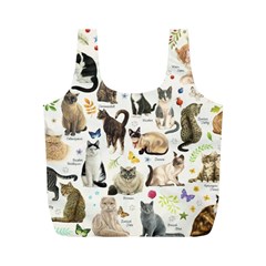 Cats, All, Collage, Cat Full Print Recycle Bag (m) by kyorashop23