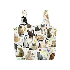 Cats, All, Collage, Cat Full Print Recycle Bag (s) by kyorashop23