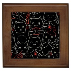 Catty Framed Tile