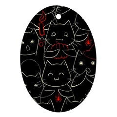 Catty Ornament (oval)