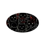 Catty Sticker Oval (100 pack) Front