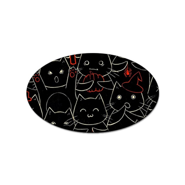 Catty Sticker Oval (100 pack)