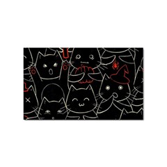 Catty Sticker Rectangular (10 Pack) by kyorashop23