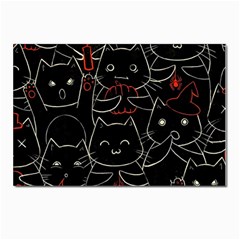 Catty Postcard 4 x 6  (pkg Of 10) by kyorashop23