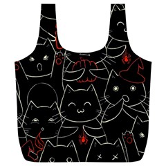 Catty Full Print Recycle Bag (xl) by kyorashop23