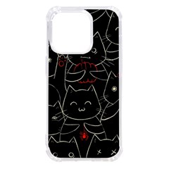 Catty Iphone 14 Pro Tpu Uv Print Case by kyorashop23