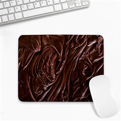 Chocolate Texture, Dark Chocolate Background Small Mousepad by kyorashop23