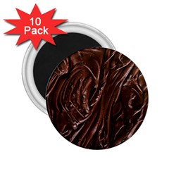 Chocolate Texture, Dark Chocolate Background 2 25  Magnets (10 Pack)  by kyorashop23