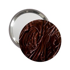 Chocolate Texture, Dark Chocolate Background 2 25  Handbag Mirrors by kyorashop23