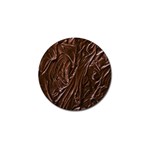 Chocolate Texture, Dark Chocolate Background Golf Ball Marker Front