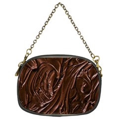 Chocolate Texture, Dark Chocolate Background Chain Purse (one Side) by kyorashop23