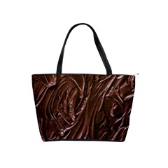 Chocolate Texture, Dark Chocolate Background Classic Shoulder Handbag by kyorashop23