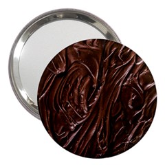 Chocolate Texture, Dark Chocolate Background 3  Handbag Mirrors