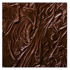 Chocolate Texture, Dark Chocolate Background Square Satin Scarf (36  X 36 ) by kyorashop23