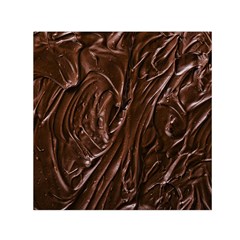 Chocolate Texture, Dark Chocolate Background Square Satin Scarf (30  X 30 )