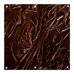 Chocolate Texture, Dark Chocolate Background Banner And Sign 3  X 3 