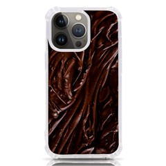 Chocolate Texture, Dark Chocolate Background Iphone 13 Pro Tpu Uv Print Case by kyorashop23