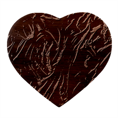 Chocolate Texture, Dark Chocolate Background Heart Wood Jewelry Box by kyorashop23