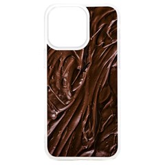 Chocolate Texture, Dark Chocolate Background Iphone 15 Plus Tpu Uv Print Case