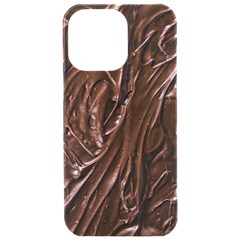 Chocolate Texture, Dark Chocolate Background Iphone 15 Pro Max Black Uv Print Pc Hardshell Case