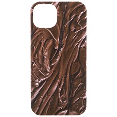 Chocolate Texture, Dark Chocolate Background Iphone 15 Pro Black Uv Print Pc Hardshell Case by kyorashop23