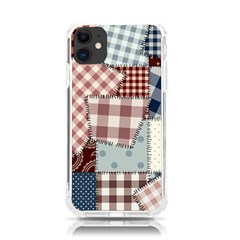 Cloth Patches Texture Macro, Patches Of Cloth Iphone 11 Tpu Uv Print Case by kyorashop23