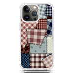 Cloth Patches Texture Macro, Patches Of Cloth iPhone 13 Pro TPU UV Print Case Front