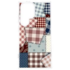 Cloth Patches Texture Macro, Patches Of Cloth Samsung Galaxy S24 Plus 6 7 Inch Tpu Uv Case by kyorashop23