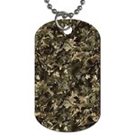 Camouflage Army Survival Uniform Dog Tag (One Side) Front