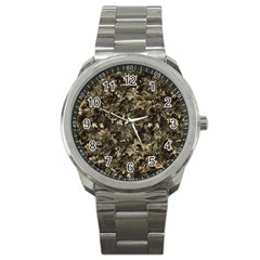 Camouflage Army Survival Uniform Sport Metal Watch by Posterlux