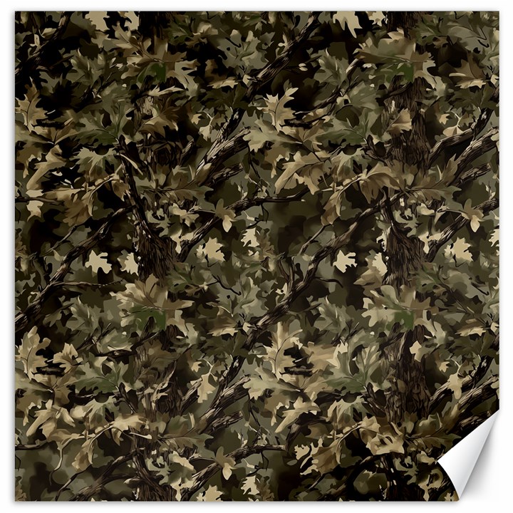 Camouflage Army Survival Uniform Canvas 16  x 16 