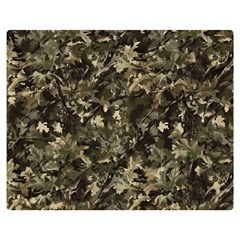 Camouflage Army Survival Uniform Premium Plush Fleece Blanket (medium) by Posterlux