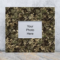 Camouflage Army Survival Uniform White Wall Photo Frame 5  X 7 