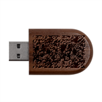 Camouflage Army Survival Uniform Wood Oval USB Flash Drive USB