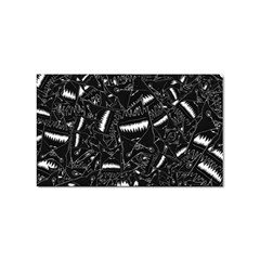 Cryptic Creature Pattern Sticker (rectangular) by dflcprintsclothing