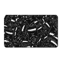 Cryptic Creature Pattern Magnet (rectangular)