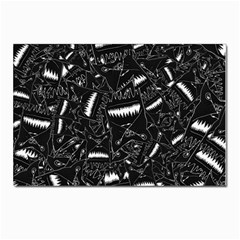 Cryptic Creature Pattern Postcard 4 x 6  (pkg Of 10) by dflcprintsclothing