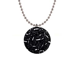 Cryptic Creature Pattern 1  Button Necklace by dflcprintsclothing