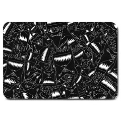 Cryptic Creature Pattern Large Doormat by dflcprintsclothing