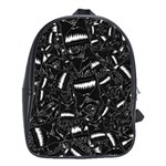 Cryptic Creature Pattern School Bag (Large) Front