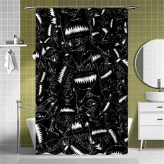 Cryptic Creature Pattern Shower Curtain 48  X 72  (small)  by dflcprintsclothing