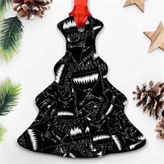 Cryptic Creature Pattern Ornament (christmas Tree) 