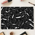 Cryptic Creature Pattern Cosmetic Bag (XXL) Back