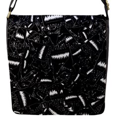 Cryptic Creature Pattern Flap Closure Messenger Bag (s) by dflcprintsclothing