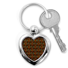 Blue Bloom Bouquet Key Chain (heart)